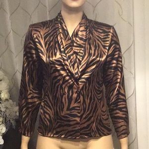 Animal print blouse